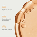 Vitamin C serum orange texture with brightening benefits