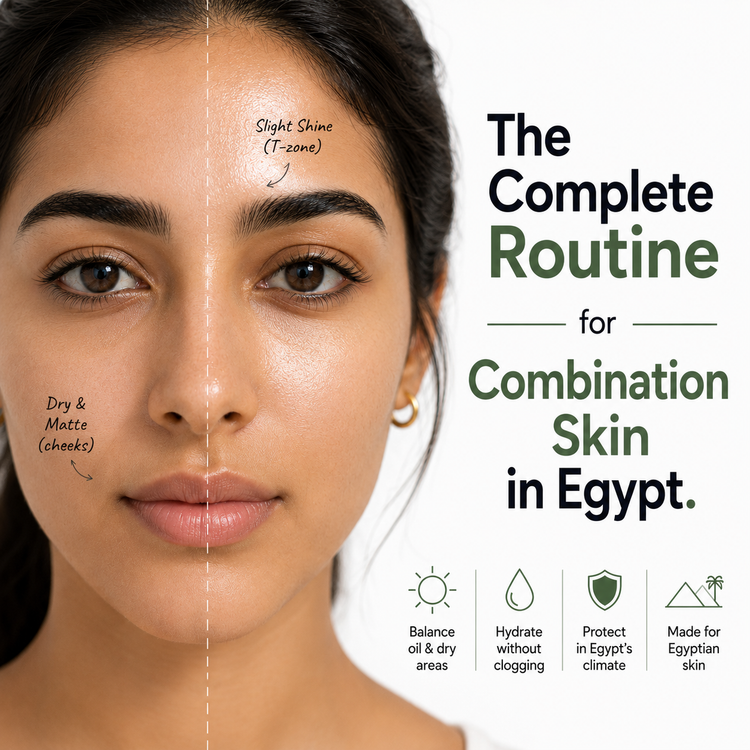 Best Skincare Routine for Combination Skin in Egypt – Dermaelle