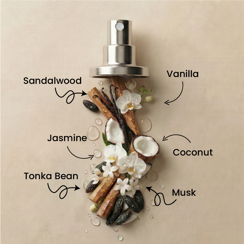 Mood Warm Vanilla Body Splash 220ML