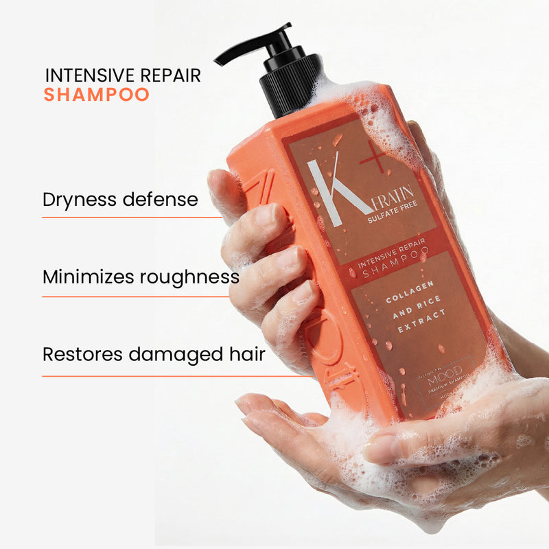Mood Keratin Plus Intensive Repair Sulphate-Free Shampoo 400 ML